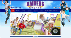 Desktop Screenshot of ambergevents.com